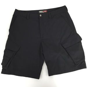 Under Armour Size 36 Black Cargo Shorts W-37